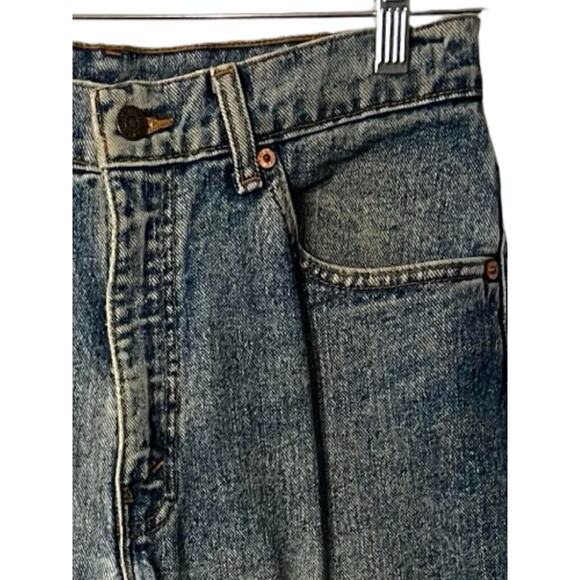 Levis 550 Jeans Mens 31" TAG 32x30 Blue Medium Wash Straight Vintage Made USA - Picture 11 of 15